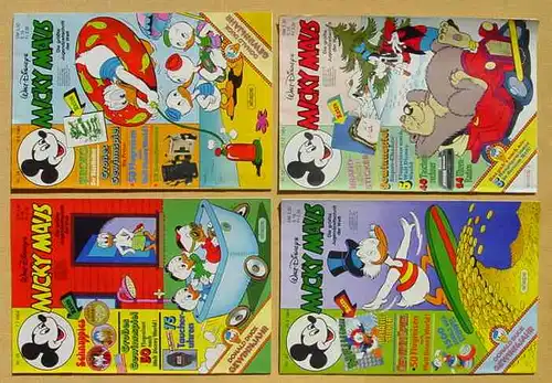 () 12 x Walt Disneys MICKY MAUS. 12 verschiedene Hefte von 1984. Sehr guter Zustand ! Ehapa-Verlag # Walt Disney