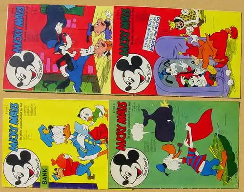 (1044304) 12 x Walt Disneys MICKY MAUS. 12 verschiedene Hefte von 1972. Guter Zustand. Ehapa-Verlag # Walt Disney