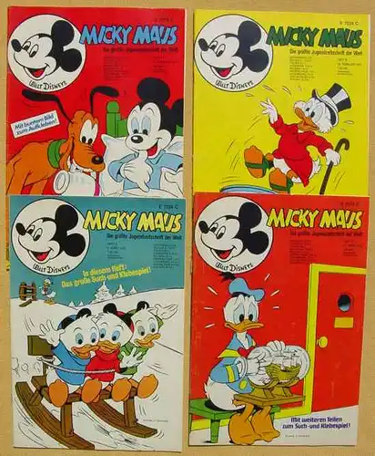 () 15 x Walt Disneys MICKY MAUS. 15 verschiedene Hefte von 1973. Guter Zustand. Ehapa-Verlag # Walt Disney