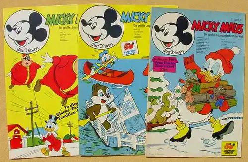 () 15 x Walt Disneys MICKY MAUS. 15 verschiedene Hefte von 1973. Guter Zustand. Ehapa-Verlag # Walt Disney