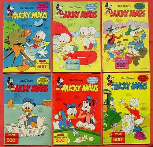 (1044306) Walt Disneys MICKY MAUS. 19 verschiedene Hefte von 1969. Ehapa-Verlag # Walt Disney