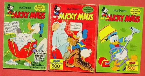 () Walt Disneys MICKY MAUS. 19 verschiedene Hefte von 1969. Ehapa-Verlag # Walt Disney