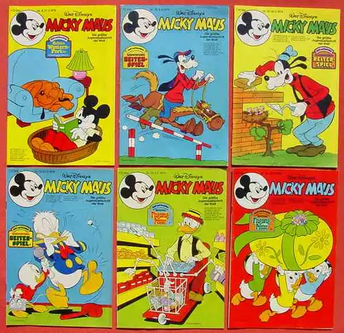 (1044313) Walt Disneys MICKY MAUS. 18 Hefte von 1979. Ehapa-Verlag # Walt Disney