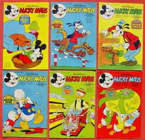 () Walt Disneys MICKY MAUS. 18 Hefte von 1979. Ehapa-Verlag # Walt Disney