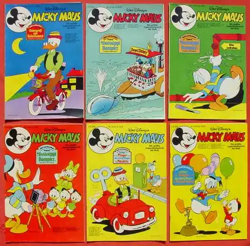 (1044313) Walt Disneys MICKY MAUS. 18 Hefte von 1979. Ehapa-Verlag # Walt Disney