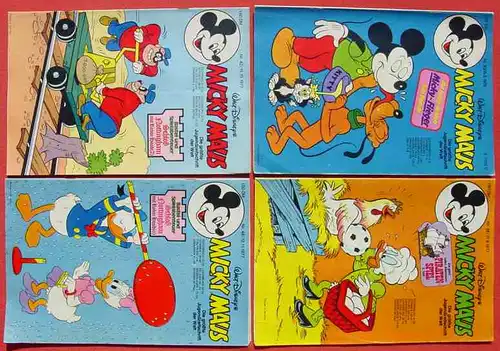 () Walt Disneys MICKY MAUS. 9 verschiedene Hefte von 1977-1982. Ehapa-Verlag # Walt Disney