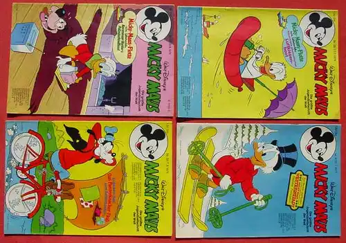 (1044317 Walt Disneys MICKY MAUS. 7 verschiedene Hefte von 1976-1977. Ehapa-Verlag # Walt Disney