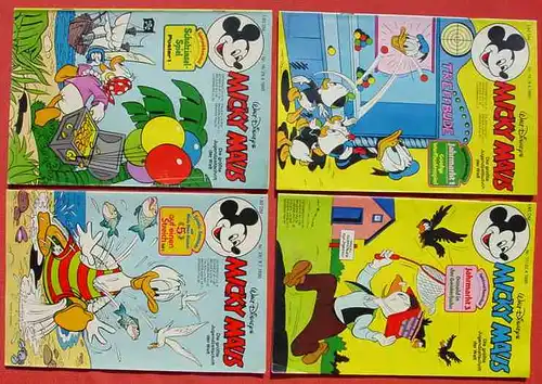 () Walt Disneys MICKY MAUS. 9 verschiedene Hefte von 1980. Ehapa-Verlag # Walt Disney