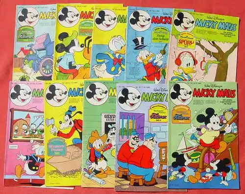 () Walt Disneys MICKY MAUS. 26 verschiedene Hefte von 1980. Ehapa-Verlag # Walt Disney