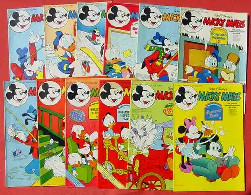 () Walt Disneys MICKY MAUS. 22 verschiedene Hefte von 1982. Ehapa-Verlag # Walt Disney