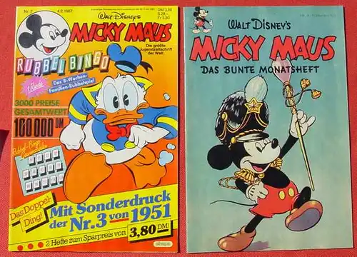 () Walt Disneys MICKY MAUS. Nr. 7 v. 4. 2. 1987. Sehr guter Zustand. Ehapa-Verlag # Walt Disney