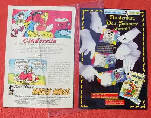 () Walt Disneys MICKY MAUS. Nr. 50 / 1987 u. ND-Heft Weihnachten 1951. Sehr guter Zustand. Ehapa-Verlag # Walt Disney