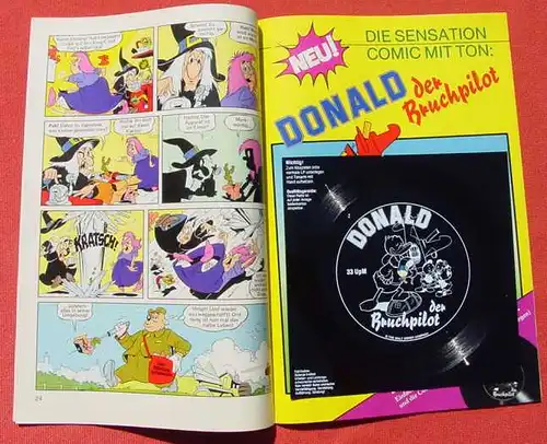 (1044338) Walt Disneys MICKY MAUS Nr. 26 / 1989. Mit Schallplatte ! TOP Zustand. Ehapa-Verlag # Walt Disney
