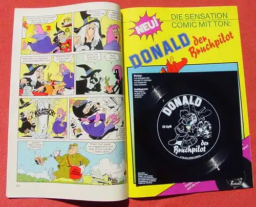 () Walt Disneys MICKY MAUS Nr. 26 / 1989. Mit Schallplatte ! TOP Zustand. Ehapa-Verlag # Walt Disney