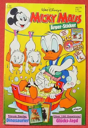 () Walt Disneys MICKY MAUS Nr. 44 / 1990. Sehr guter Zustand. Ehapa-Verlag # Walt Disney