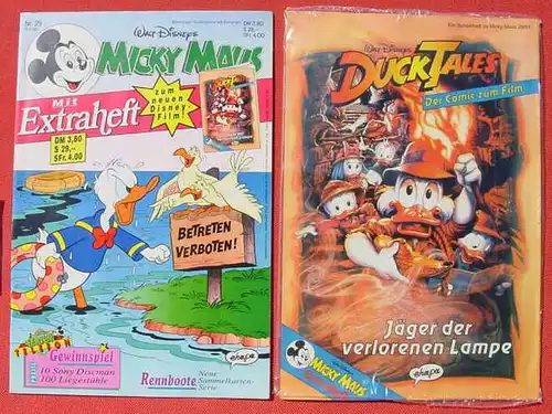 (1044344) Walt Disneys MICKY MAUS. Nr. 29 / 1991 u. DUCK TALES. TOP Zustand. Ehapa-Verlag # Walt Disney
