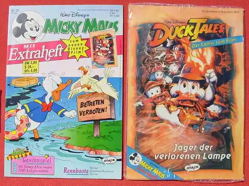 () Walt Disneys MICKY MAUS. Nr. 29 / 1991 u. DUCK TALES. TOP Zustand. Ehapa-Verlag # Walt Disney