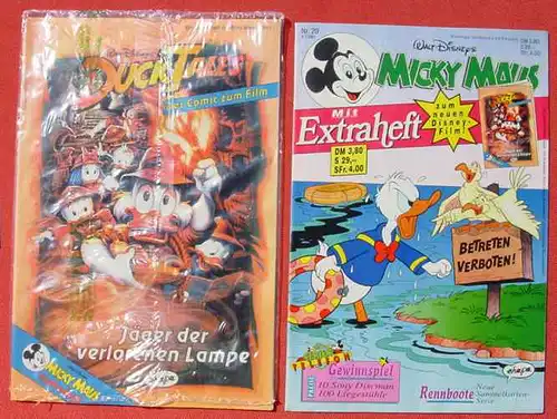 () Walt Disneys MICKY MAUS. Nr. 29 / 1991 u. DUCK TALES. TOP Zustand. Ehapa-Verlag # Walt Disney