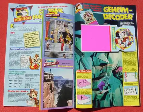 () Walt Disneys MICKY MAUS. Nr. 45 / 1991, komplett mit Beilagen. TOP Zustand. Ehapa-Verlag # Walt Disney