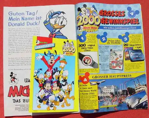 () Walt Disneys MICKY MAUS. Nr. 16 / 1994, komplett mit MM 1 / 1951 ND u.a. . Ehapa-Verlag # Walt Disney