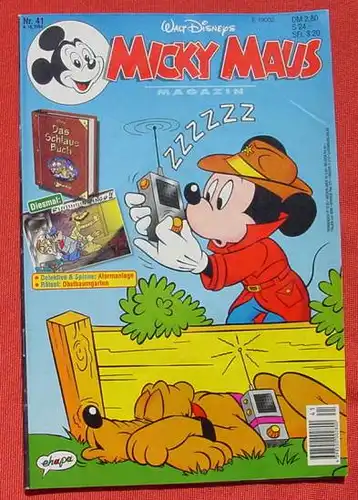 () Walt Disneys MICKY MAUS. Nr. 41 / 1994, komplett mit Beilagen. TOP Zustand. Ehapa-Verlag # Walt Disney