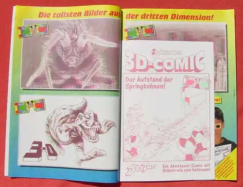 () Walt Disneys MICKY MAUS. Nr. 43 / 1994, komplett mit 3-D-Brille. TOP Zustand. Ehapa-Verlag # Walt Disney