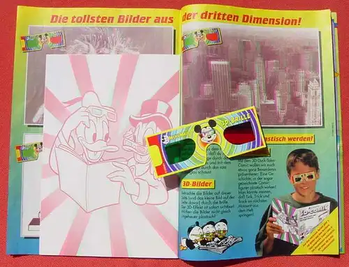 () Walt Disneys MICKY MAUS. Nr. 43 / 1994, komplett mit 3-D-Brille. TOP Zustand. Ehapa-Verlag # Walt Disney