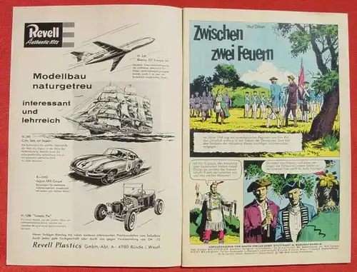 () Walt Disneys MICKYVISION Nr. 11 / 1964. Zwischen zwei Feuern. Ehapa-Verlag # Walt Disney