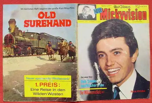 () Walt Disneys MICKYVISION Nr. 2 / 1966. Rennfahrer Michael Voss. Ehapa-Verlag # Walt Disney