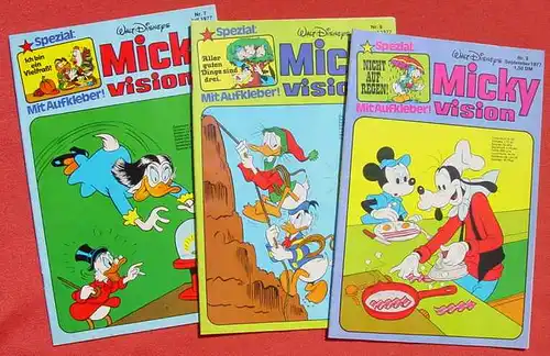 () Walt Disneys MICKYVISION 9 x 1977. Ehapa-Verlag # Walt Disney