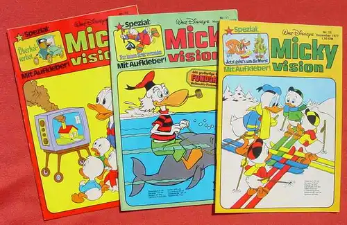 (1044380) Walt Disneys MICKYVISION 9 x 1977. Ehapa-Verlag # Walt Disney