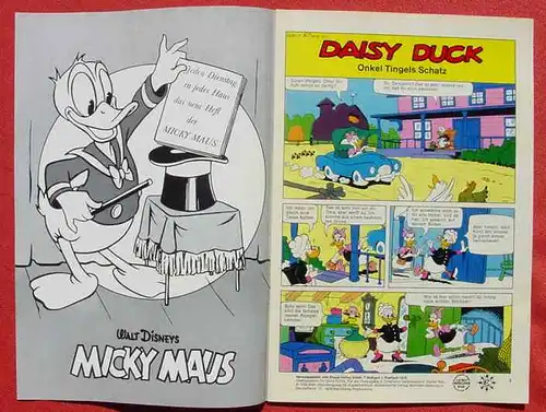 () Walt Disneys MICKYVISION Nr. 32 / 1973. Daisy Duck. Ehapa-Verlag # Walt Disney