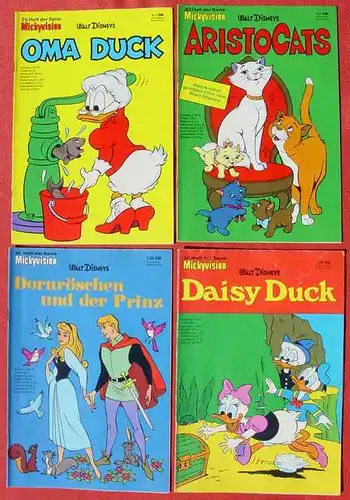 () Walt Disneys MICKYVISION. 9 x Hefte von 1970-1972. Ehapa-Verlag # Walt Disney