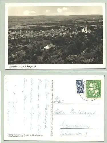 (1019866) Ansichtskarte "Leutershausen an der Bergstrasse