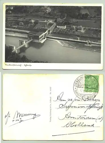 (1019702) Ansichtskarte "Neckarsteinach / Stauwehr"