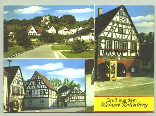 (1019690) Ansichtskarte "Gruss aus dem Weinort Rotenberg"