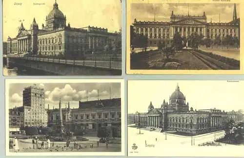 4x Leipzig um 1900-30er (intern : 