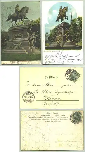 2x Karlsruhe 1900 /12 (intern : 1021086)