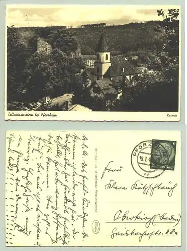 (1020915-75181) Ansichtskarte. Dillweissenstein bei Pforzheim. Postalisch gelaufen 1939 (etwas unleserlich)