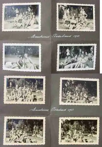 Fotos 8x MA-Badeleben 1951 (intern : 1019494