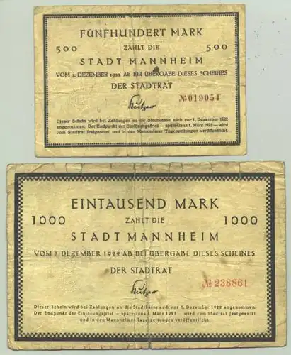 Notg. 2x MA 1922 (intern : )