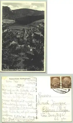 (1011018) Ansichtskarte "Sommerfrische Siedlinghausen (Hoch-Sauerland)"