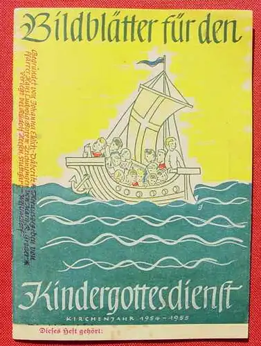 Sammelbilderalbum. Kindergottesdienst. Heesen 1955 (2-063)