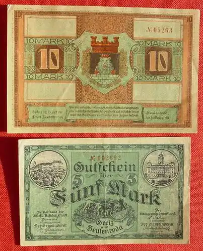 2 x Gutschein Zeulenroda 1918 (1028024)