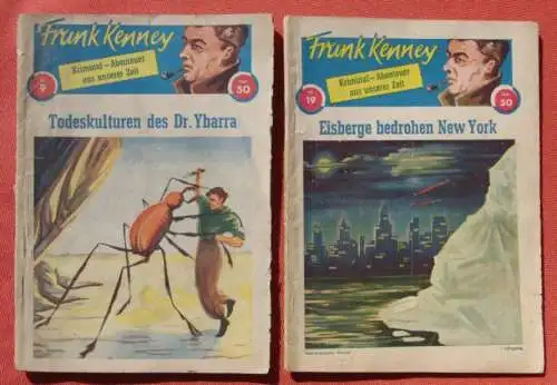 Neu und derzeit gültig : Versandkosten in BRD ab Euro 3,00 / egal ob an anderer Stelle anders angegeben ! (intern ) Frank Kenney Groschenhefte von 1949-50. Phantastische / utopische Abenteuer. 8 verschiedene Hefte. ... siehe bitte weitere...