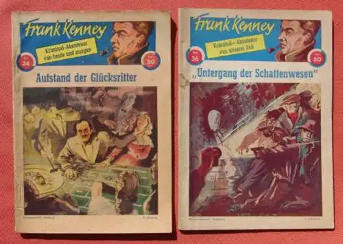 Neu und derzeit gültig : Versandkosten in BRD ab Euro 3,00 / egal ob an anderer Stelle anders angegeben ! (intern ) Frank Kenney Groschenhefte von 1949-50. Phantastische / utopische Abenteuer. 8 verschiedene Hefte. ... siehe bitte weitere...