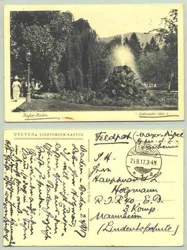 Baden-Baden 1917 (intern : )