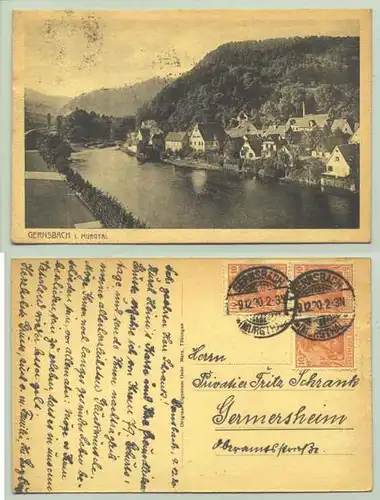 Gernsbach 1920 (intern : 1021272)