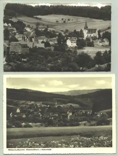(1018884) 2 x Ansichtskarten Hammelbach, 1954 u. 1960 