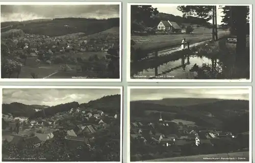 () 4 x Ansichtskarten Hammelbach im Odenwald, um 1950 ? 